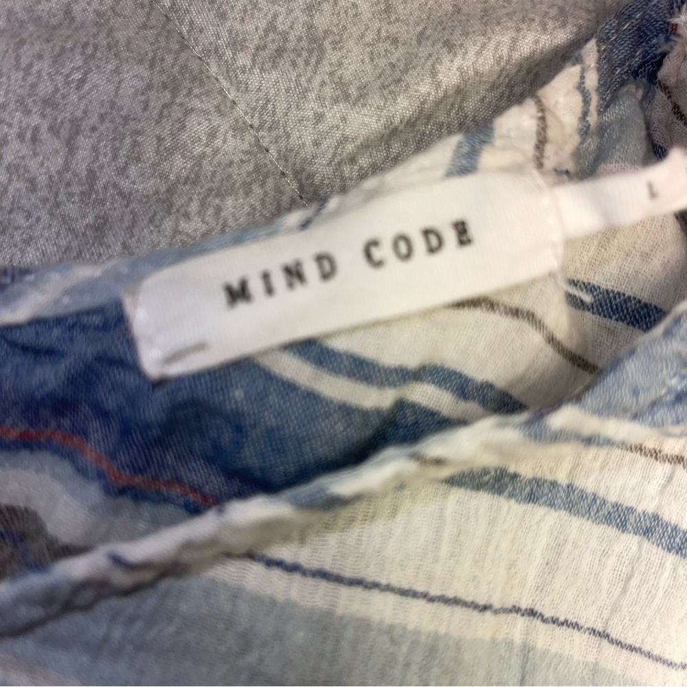 Mind Code Cropped Tank Top Size Large - Picture 4 of 6